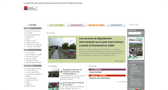 Desktop Screenshot of inzinzac-lochrist.caplorient.fr